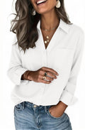 Zeagoo Blouses for Women Long Sleeve Dressy Casual Button Down Shirts