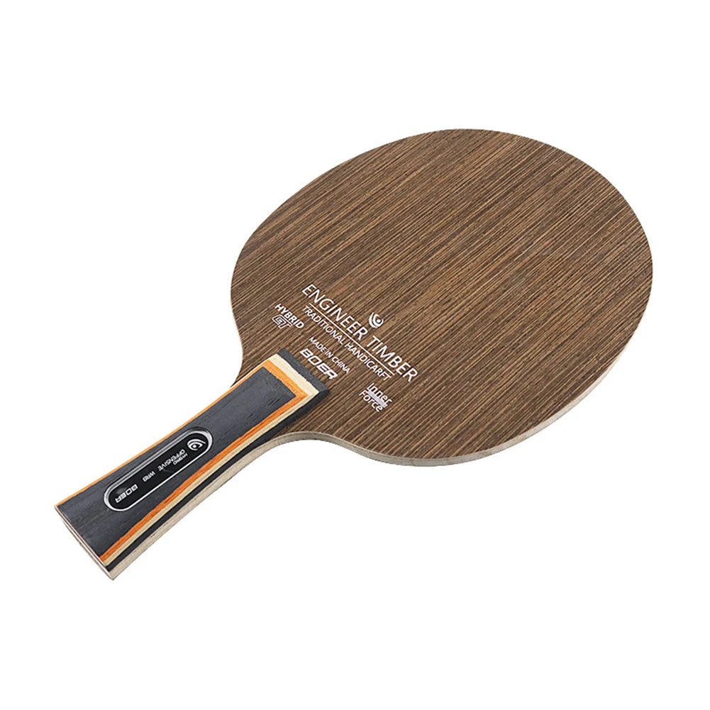 1PC Table Tennis Blade Ebony Dalbergia Ping Pong Racket Base 5-Ply 6.2mm Table Tennis Paddle Board Bat Racquet Long Handle
