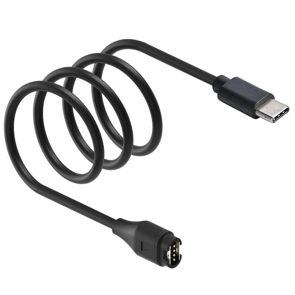 For Garmin Fenix 5 5S 5X Plus 6 6S 6X Pro 7 7S 7X Charger USB-C Charger Smartwatch Charger Cable Replacement Charger 3.3ft