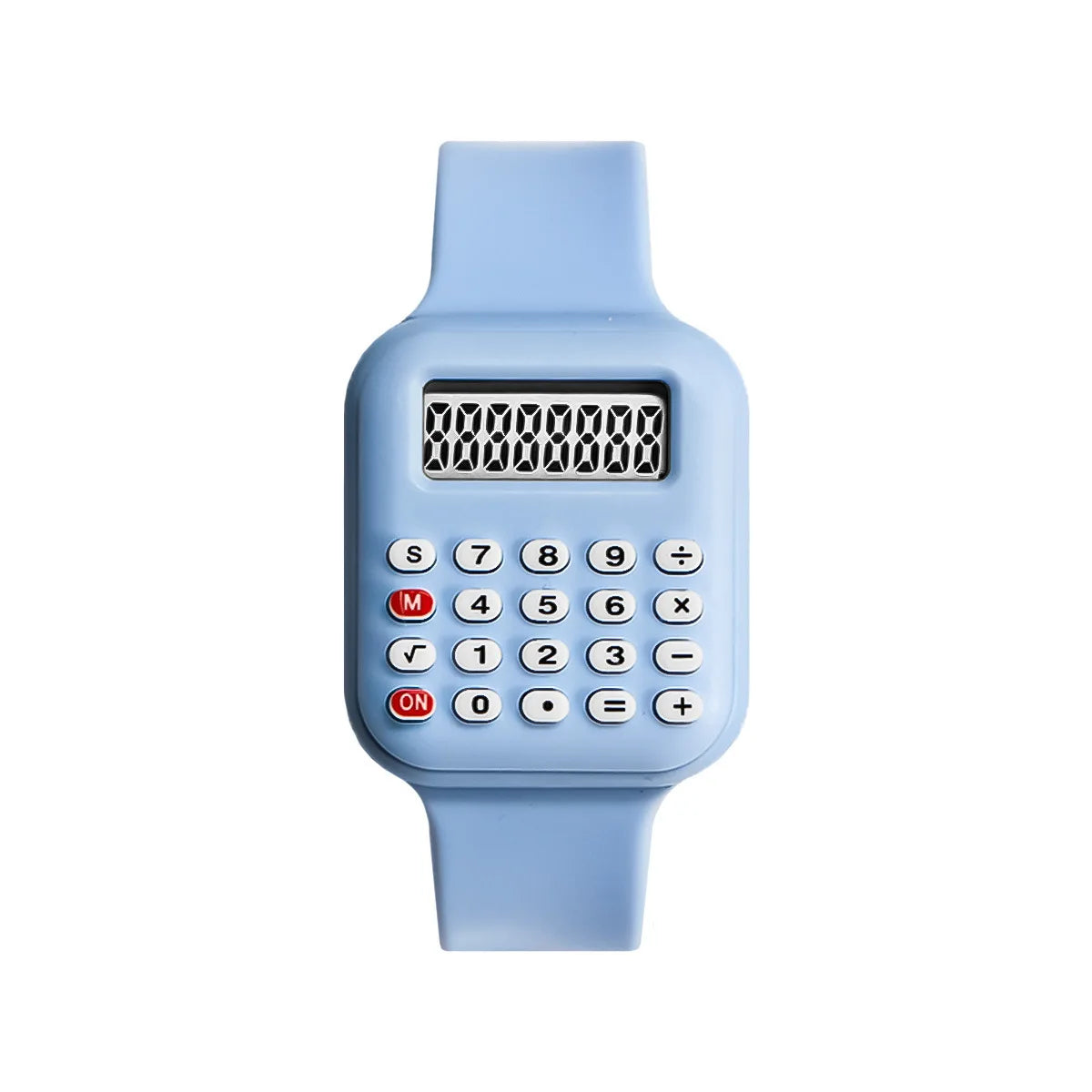2026 New Rubber Strap Children Watch with Calculator Watches for Girls Student Show Time and Date Digital Clock Kids