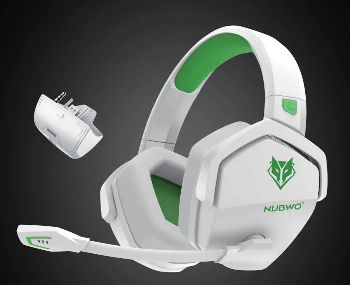 NUBWO G06 Gaming Headset 2.4GHz Bluetooth 5.3 Wireless Headphones Stereo Dual Mode Mic for PS5 PS4 PC Switch Mobile Phone Laptop