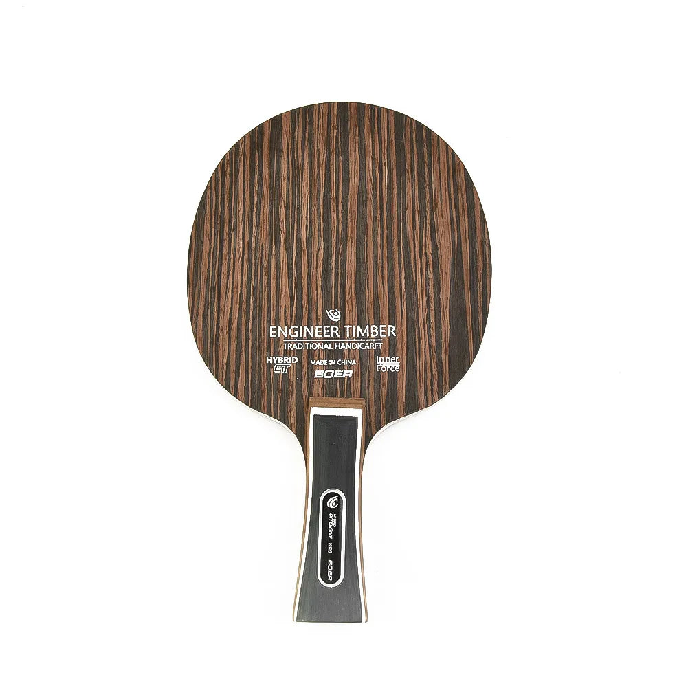 1PC Table Tennis Blade Ebony Dalbergia Ping Pong Racket Base 5-Ply 6.2mm Table Tennis Paddle Board Bat Racquet Long Handle
