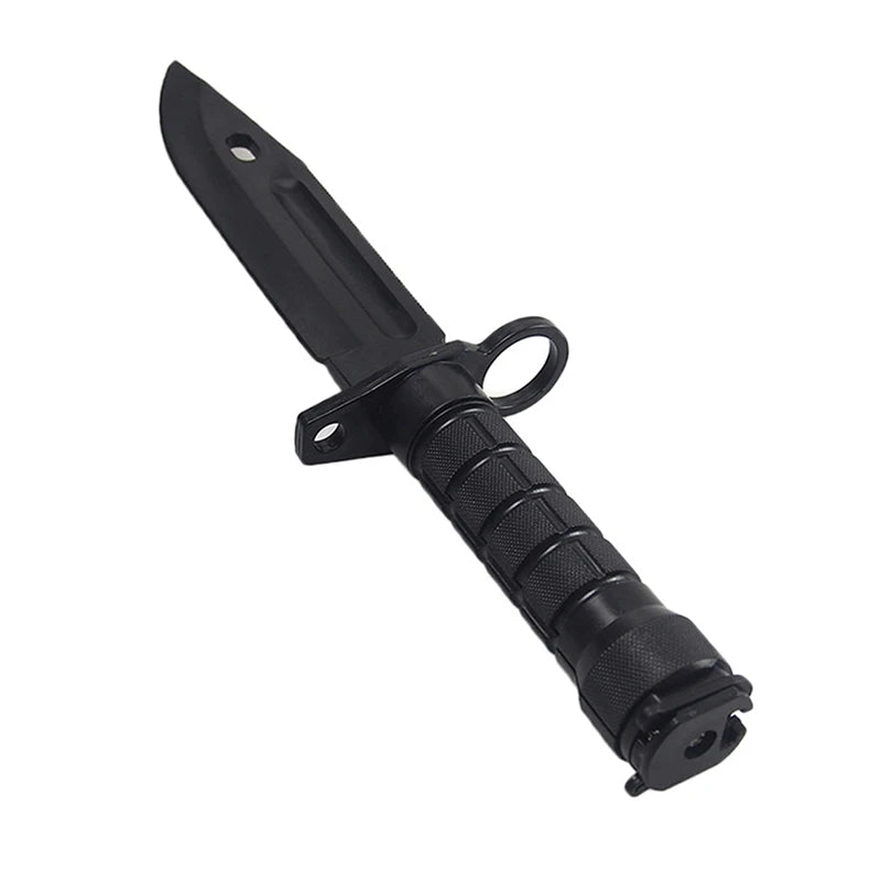 Rubber Knife Training With Sheath, Fake Plastic , Flexible And Soft Fixed Blade Suitable For Props, Halloween Martial Arts