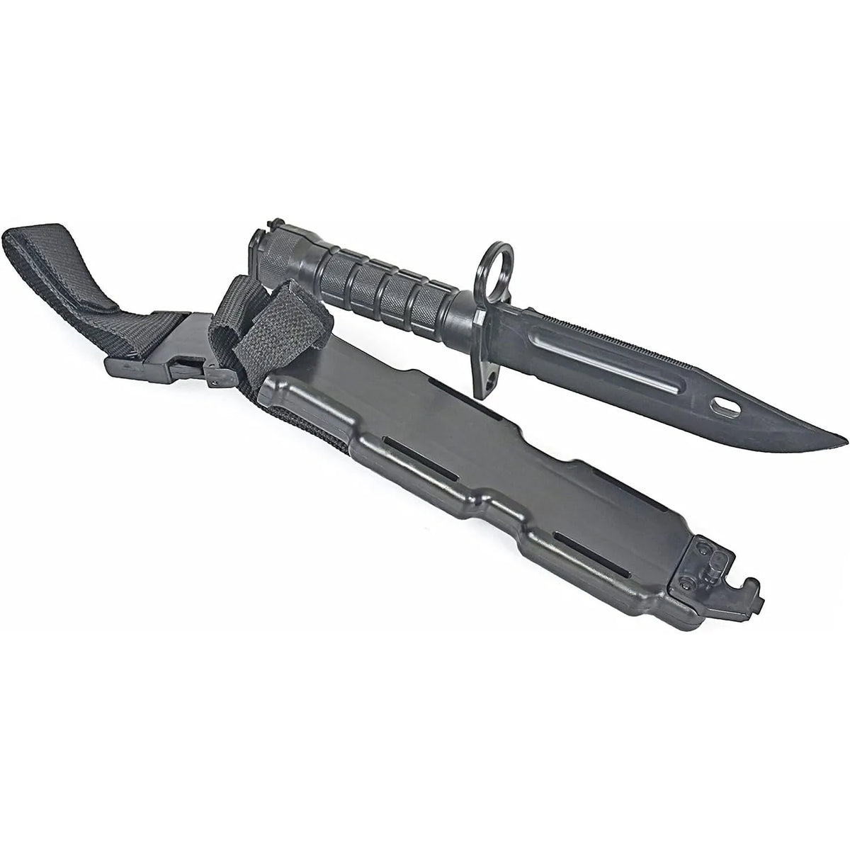 Rubber Knife Training With Sheath, Fake Plastic , Flexible And Soft Fixed Blade Suitable For Props, Halloween Martial Arts