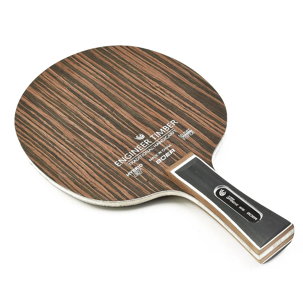1PC Table Tennis Blade Ebony Dalbergia Ping Pong Racket Base 5-Ply 6.2mm Table Tennis Paddle Board Bat Racquet Long Handle