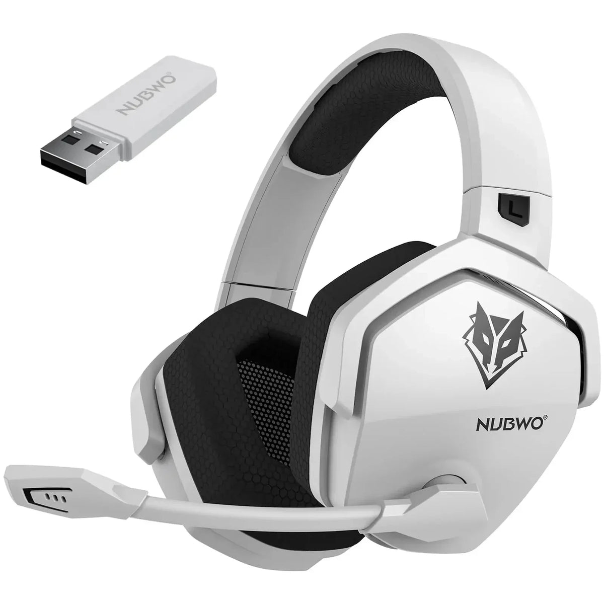 NUBWO G06 Gaming Headset 2.4GHz Bluetooth 5.3 Wireless Headphones Stereo Dual Mode Mic for PS5 PS4 PC Switch Mobile Phone Laptop