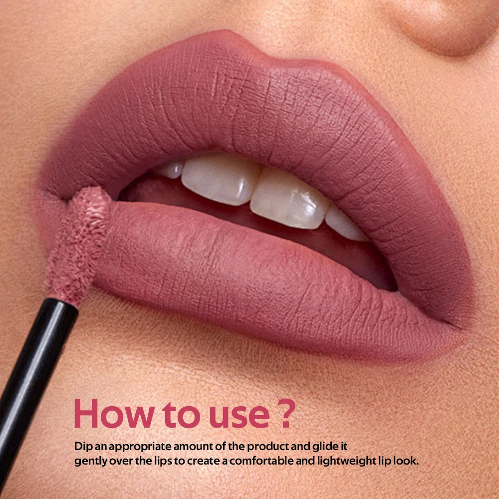 Teddy Tint Lip Color Set, Tear-Off Lip Gloss, 12H Long-Lasting Super Stay Matte Texture Waterproof Cosmetic Lipstick