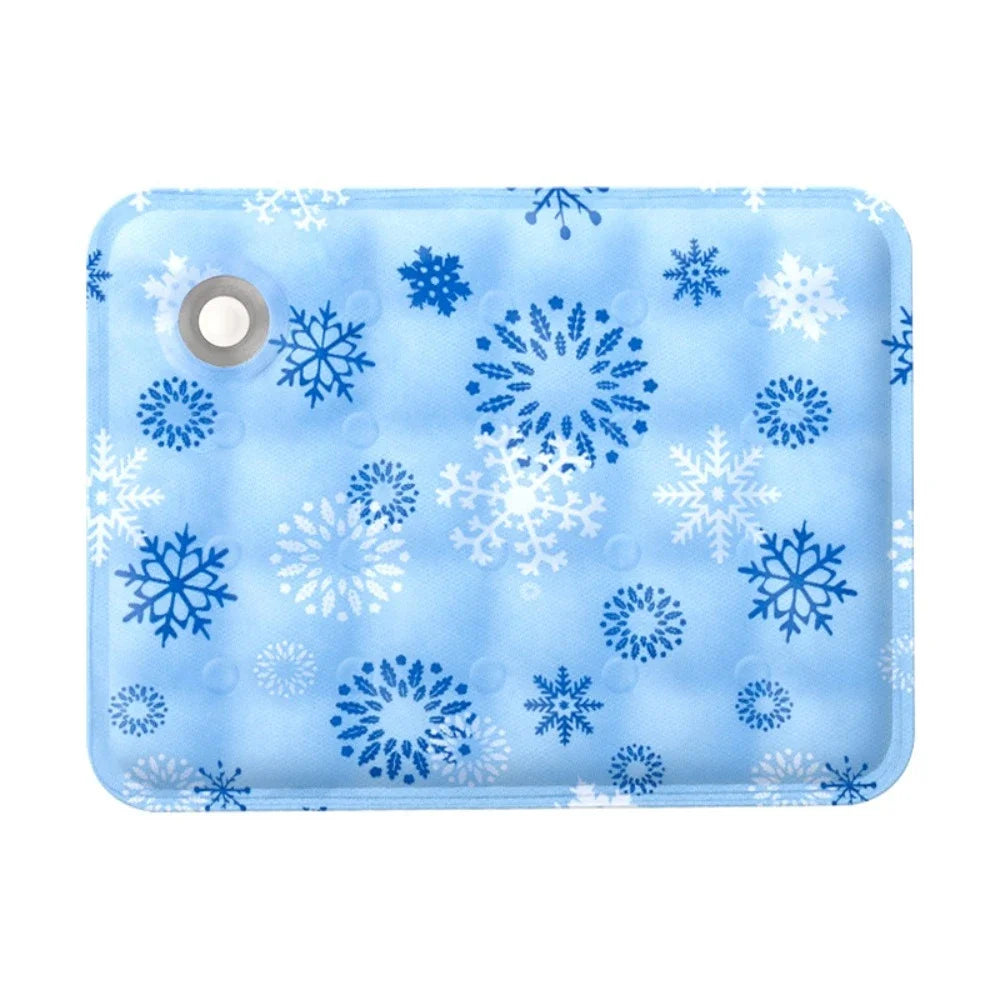 Cool Pet Cooling Mat Self Added Water Ice Gel Dog Cat Sleeping Pad Durable Moisture-proof Dog Cold Bed Mat For Small Big Dogs
