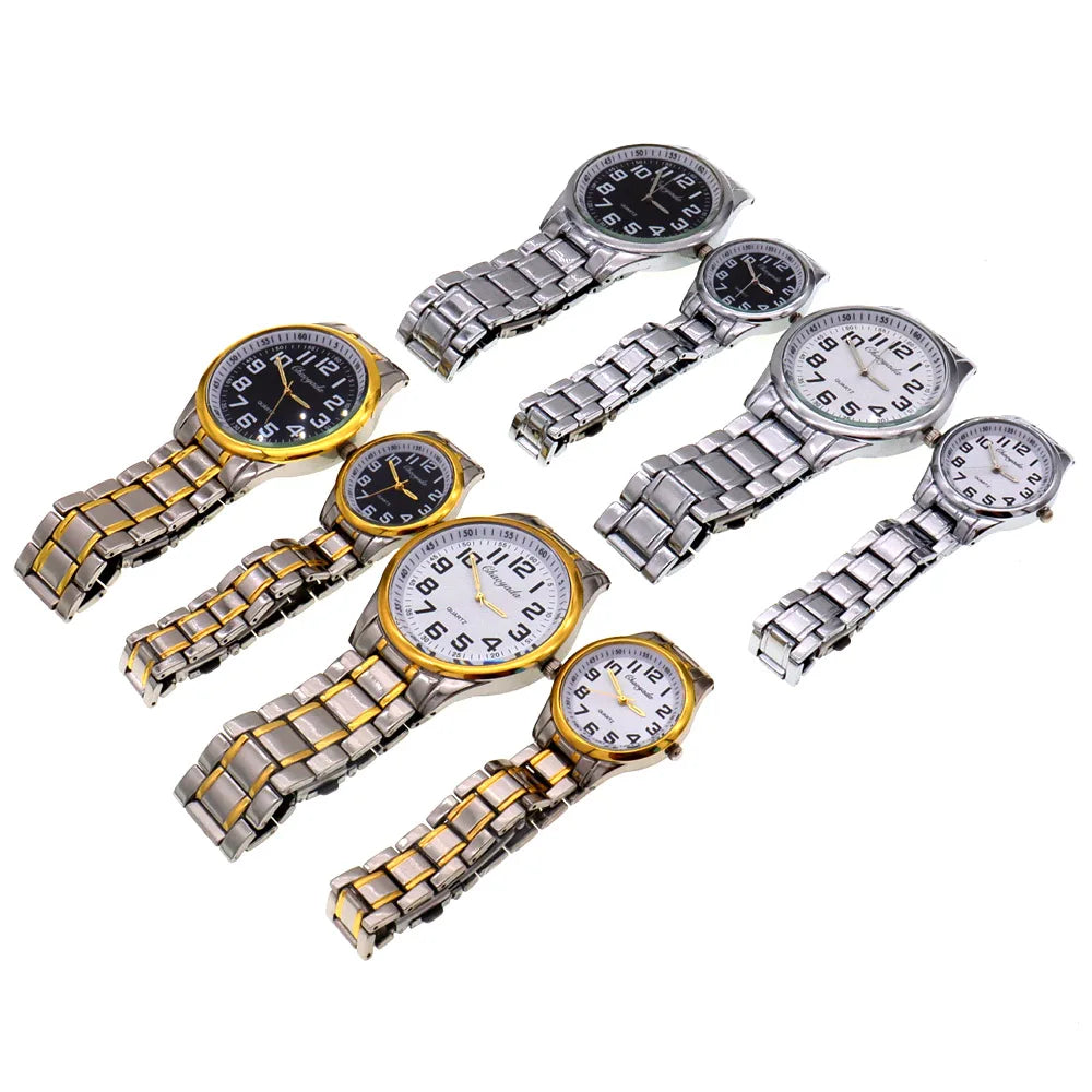 Luxury Watch Business Watches Male Clock Stainless Steel Quartz Men Watch Reloj Hombre Dad Gifts Big Number Wristwatch