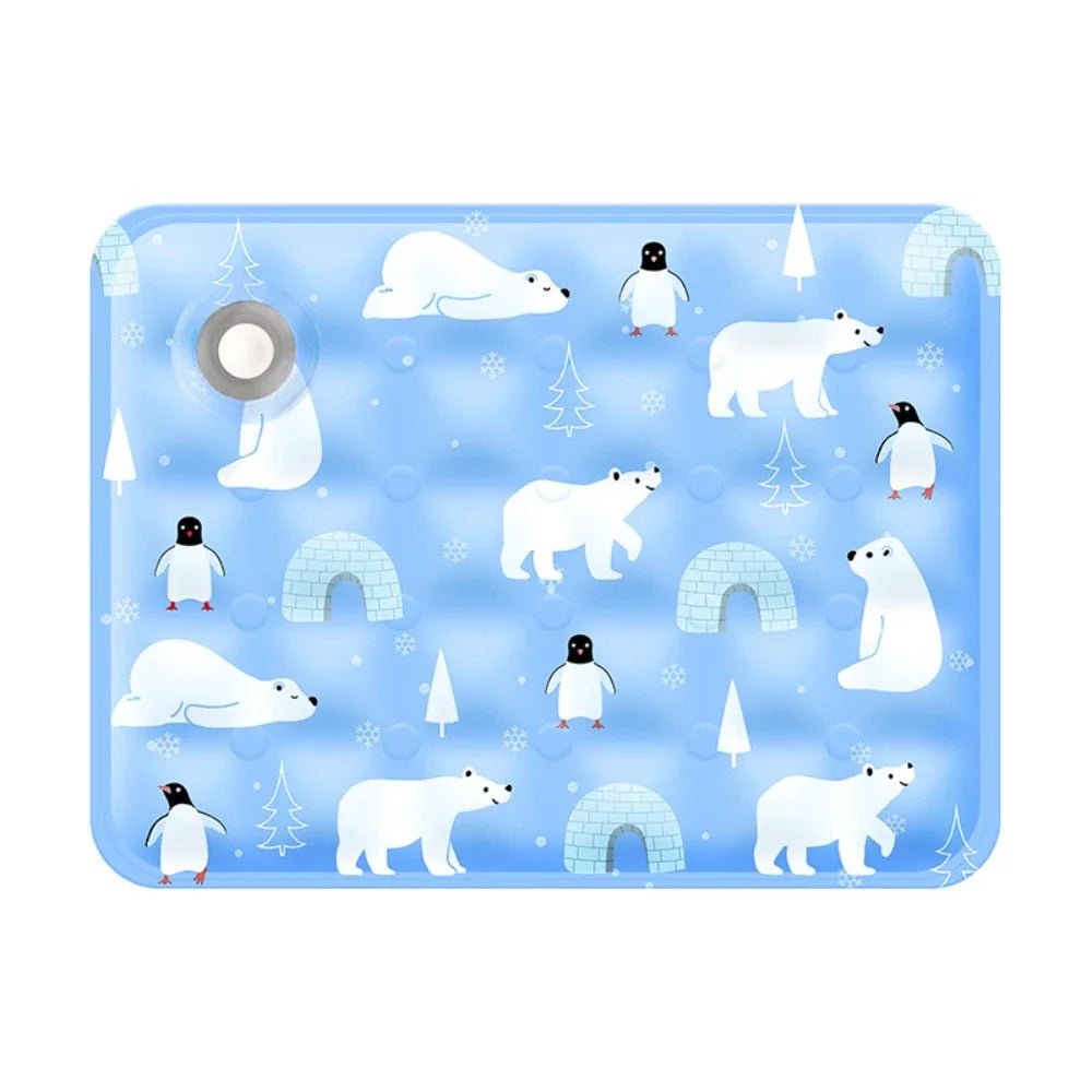 Cool Pet Cooling Mat Self Added Water Ice Gel Dog Cat Sleeping Pad Durable Moisture-proof Dog Cold Bed Mat For Small Big Dogs