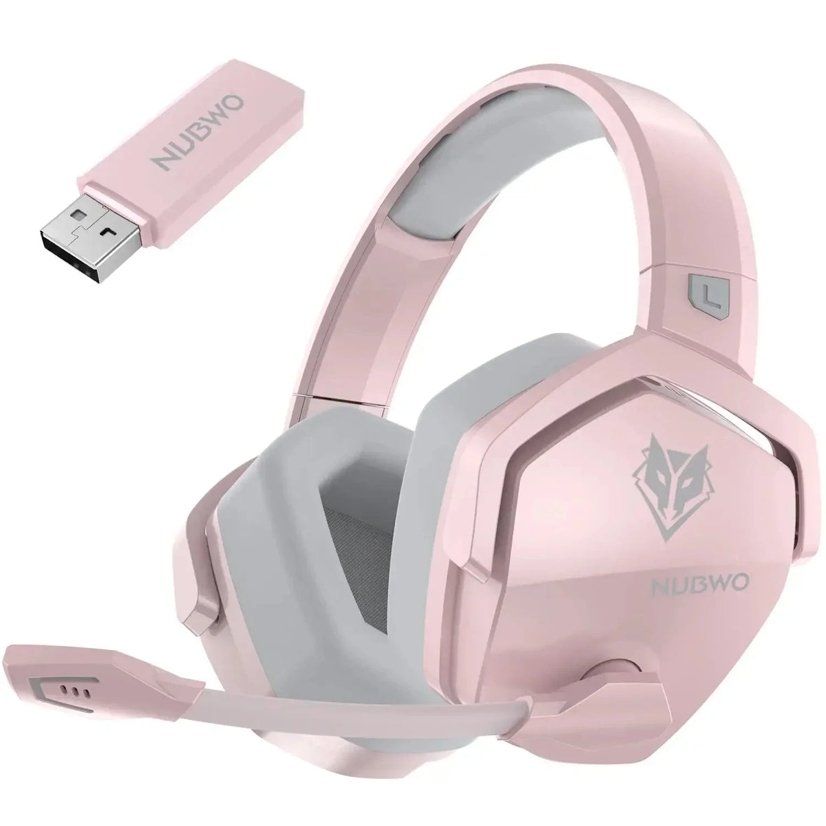 NUBWO G06 Gaming Headset 2.4GHz Bluetooth 5.3 Wireless Headphones Stereo Dual Mode Mic for PS5 PS4 PC Switch Mobile Phone Laptop