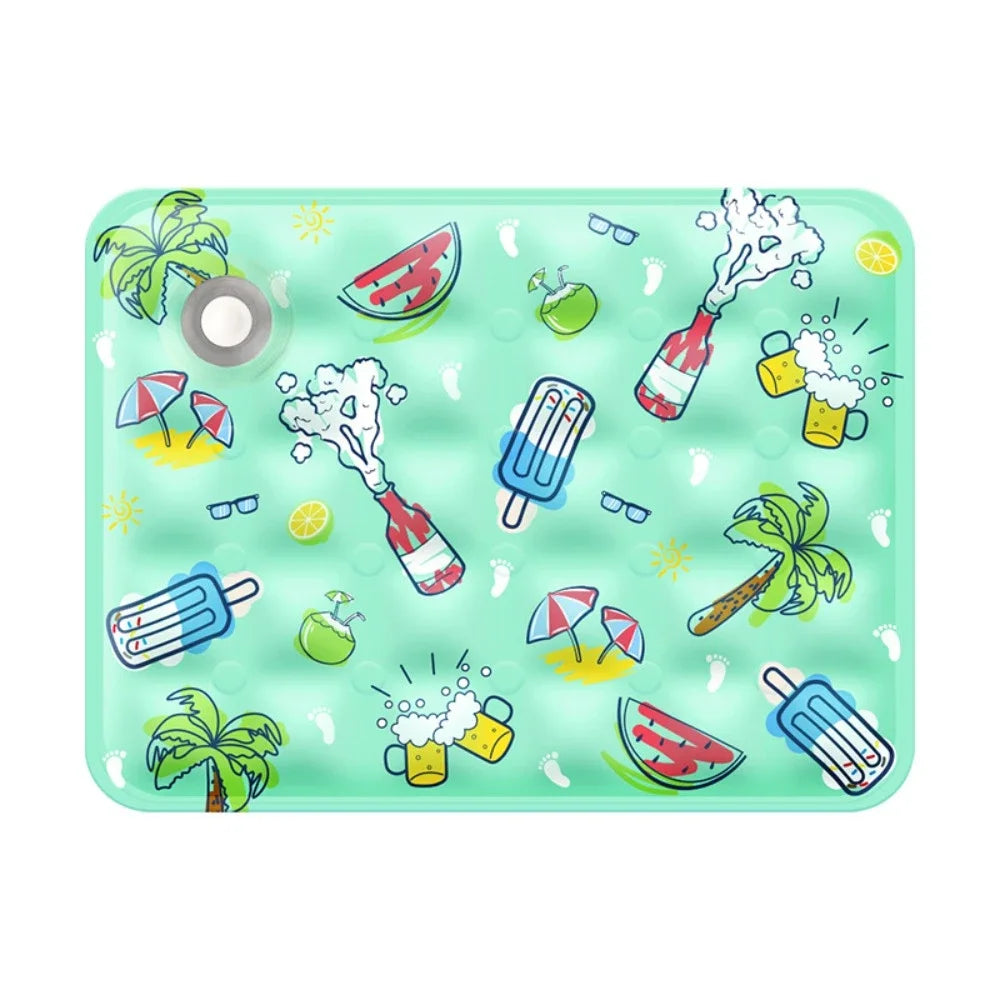 Cool Pet Cooling Mat Self Added Water Ice Gel Dog Cat Sleeping Pad Durable Moisture-proof Dog Cold Bed Mat For Small Big Dogs