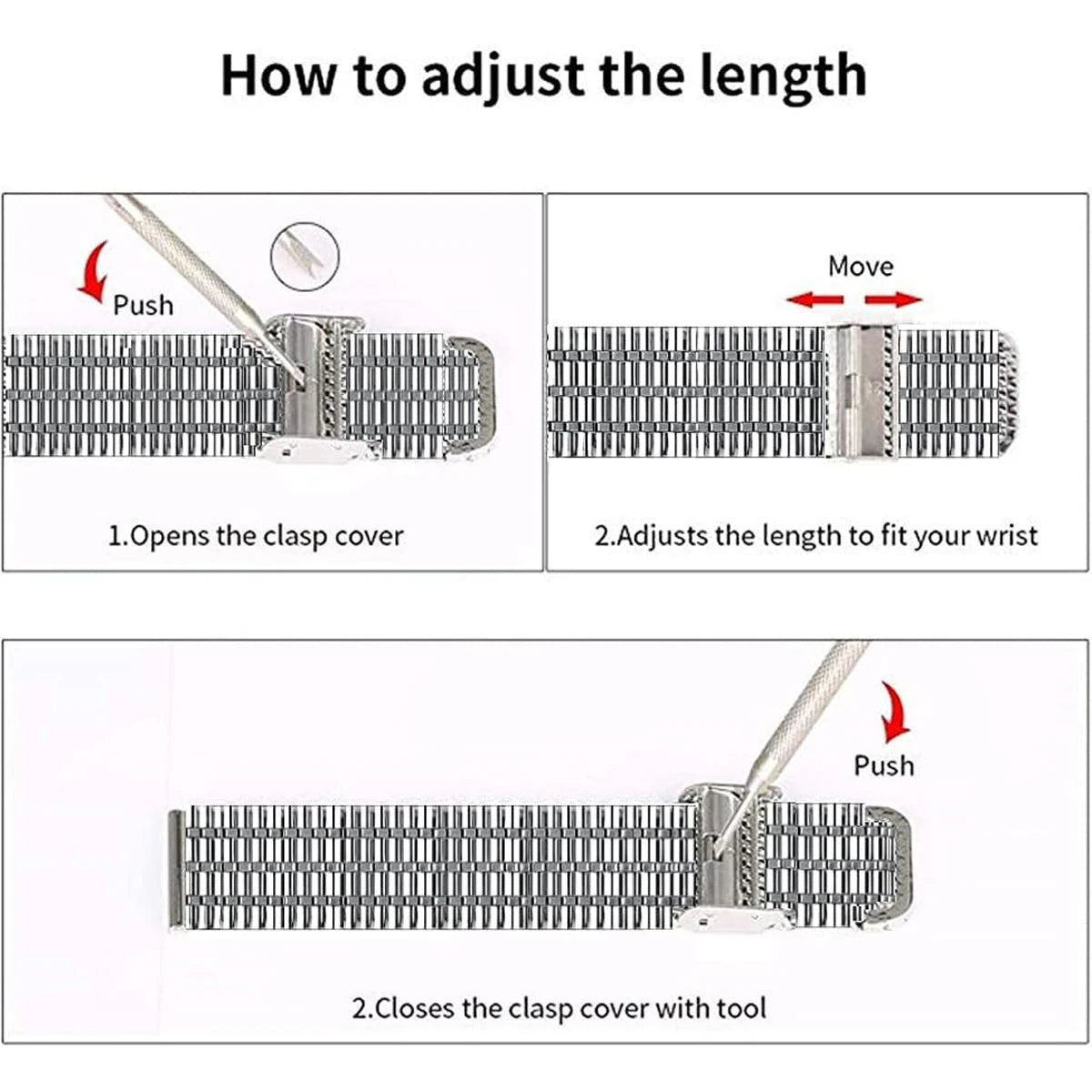 Stainless Steel Watchband For Amazfit T-Rex 3/2 Metal Strap For Amazfit T Rex/2Ulrtra Wrist Band for amazfit t-rex pro Bracelet